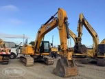 Used JCB Excavator,Used JCB,Used Excavator in yard,Front of used Excavator